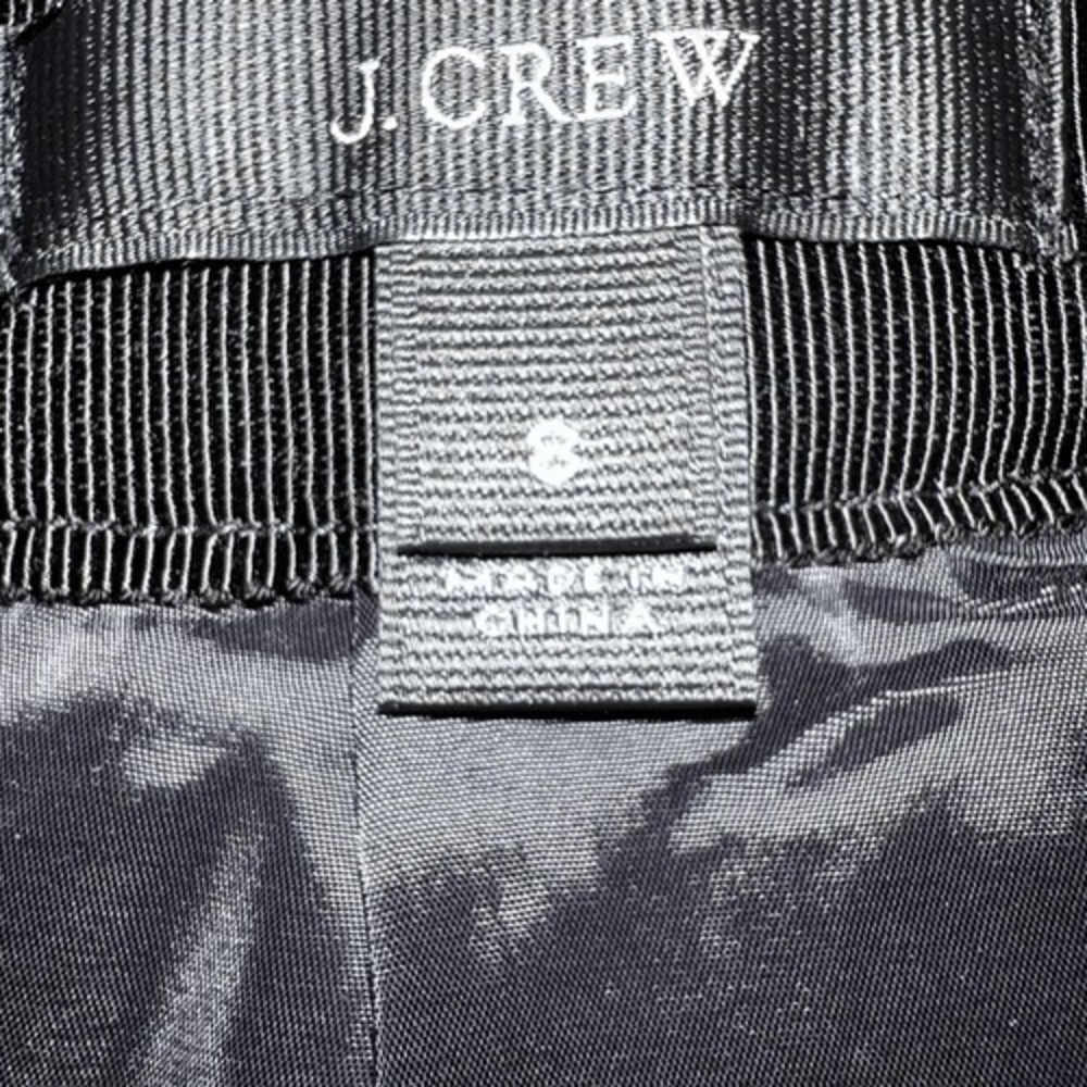 J. CREW Black & White‎ Textured Block Print Mini Skirt With Pockets EUC Size 8 - Picture 9 of 9